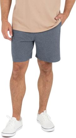Hurley Raleigh Volley Stripe Cotton & Linen Drawstring Shorts in Monsoon at Nordstrom, Size Xx-Large