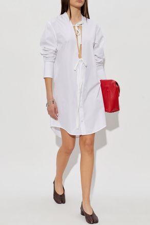 Maison Margiela Shirt Dress, Womens, White