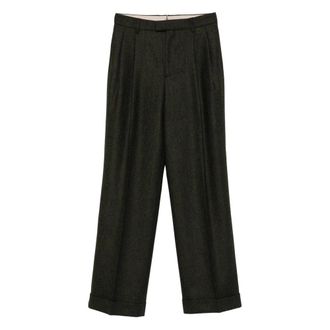 Berwich Pleated-details Trousers