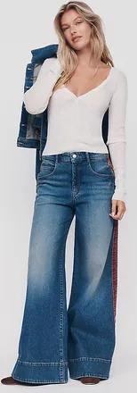 Pilcro Azura Corduroy High-Rise Wide-Leg Jeans