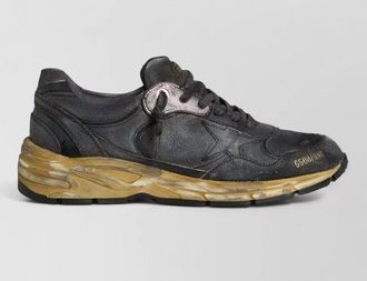Golden Goose running dad sneakers contrast sole detail