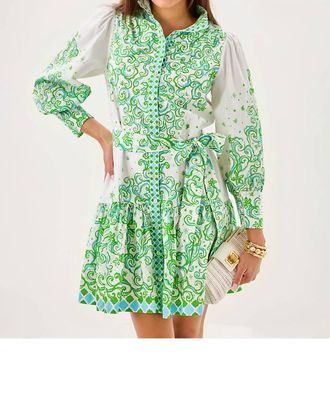 Lilly Pulitzer Drena Mini Dress In Sol Mates