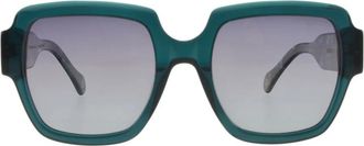 Ines De La Fressange Sharon Solaires C2 - Dames - Zonnebrillen - Blauw - ONE Size - Accessoires