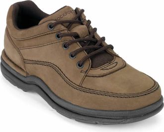 Rockport Mens World Tour Classic Shoes In Choco Nubuck