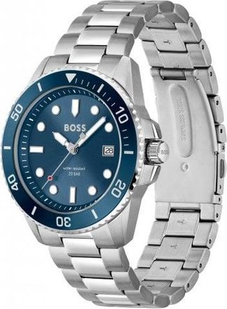 HUGO BOSS Ace Heren RVS Horloge met Bracelet