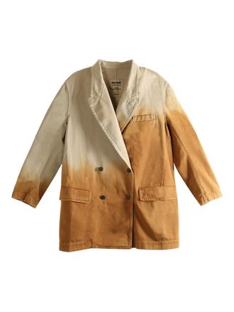 Uma Wang Blazer doppiopetto Kort - Marrone