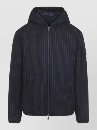 Moncler ceze reversible hood jacket technical wool