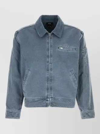 A.P.C. denim bomber jacket