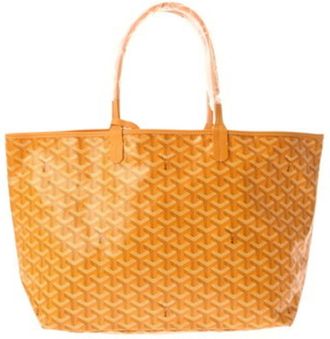 Goyard Yellow Pvc Pouch Tote Bag (Pre-Owned)