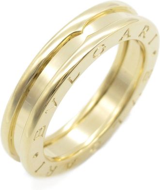 Bulgari Gold Yellow Gold (18K) Band Ring (Pre-Owned)