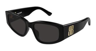 Balenciaga Grey Cat Eye Ladies Sunglasses BB0475S 001 56