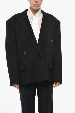 Isabel Marant Double-breasted KLERO Twill Wool Blazer size 40