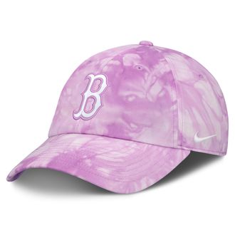 Nike Boston Red Sox Club Nike Mens MLB Adjustable Hat in Pink | NB0110ABQ-P5U