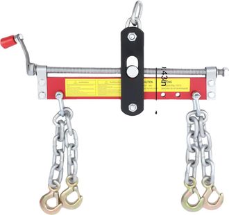 OEM Gr&uacute;a De Taller, Capacidad De 900 Kg, 4 Cadenas, Roja