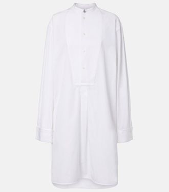 Bottega Veneta Oversized cotton poplin midi dress