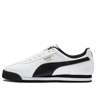 Puma Roma Basic White Black 353572-04