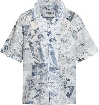 Iceberg Camicia con stampa - Toni neutri