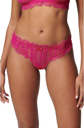 Simone P&eacute;r&egrave;le Canopee Tanga in Hibiscus Pink at Nordstrom, Size X-Small