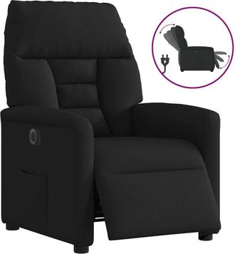 vidaXL Vidaxl - Sill&oacute;n Reclinable El&eacute;ctrico De Tela Negro