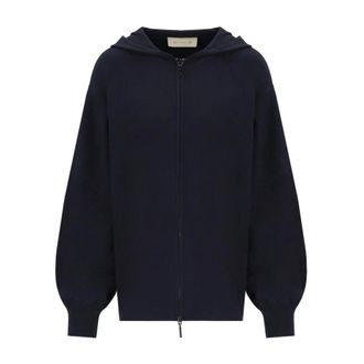 Max Mara Ginnasta Cardigan - Dames - Sweatshirts & Hoodies - Blauw - Maat: XS Viscose