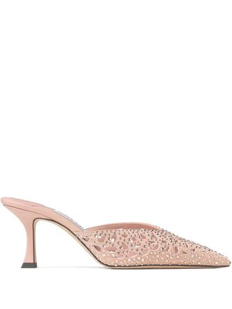 Jimmy Choo London 70 mm Solar muiltjes - Roze