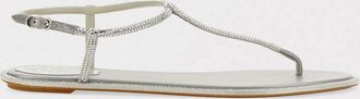 Rene Caovilla Sandalo Diana Rene Caovilla in pelle laminata con strass