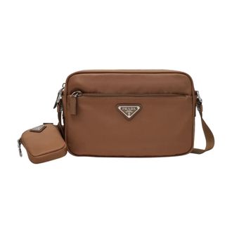 Prada Schoudertas - Dames - Tassen - Bruin - Maat: ONE Size
