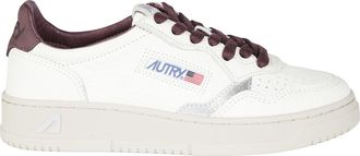 Autry White Medalist Low Leather Sneakers