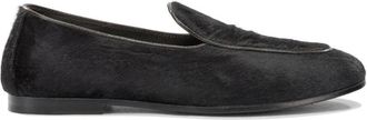 Henderson Schoenen, Dames, Zwart, 38 EU, Leer, Pony Hair Loafers