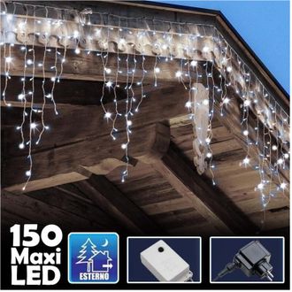 Trade Shop Trade Shop - Luminosa Natalizia 150led Con Flash Bianco Fred 3mt External