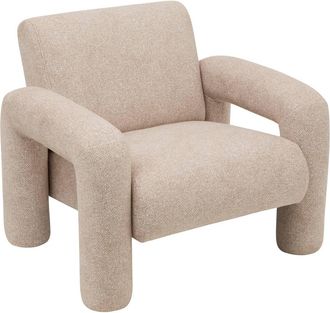 Atmosphera Poltrona Elyon H.72 Cm Beige - Atmosphera Cr&eacute;ateur DInt&eacute;rieur