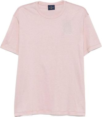 Paul & Shark Light Pink Logo T-Shirts