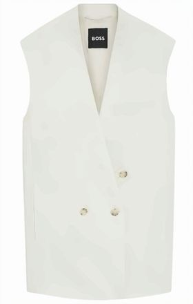 BOSS Jawikiri Mandarin Collar Double Breasted Shirt