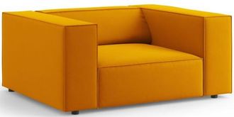 BLOOMINGLOFT Grosser Design Sessel Ardenal, Samtbezug