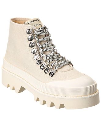 Proenza Schouler Canvas & Leather Boot