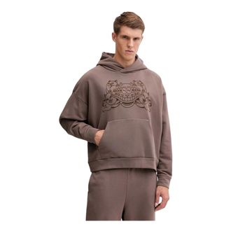 Puma Puma, Fitness, Heren, Bruin, M, Katoen, Boxy Graphic Hoodie