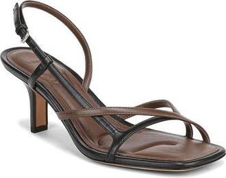 Vince Lilian Sandal in Black/Cedar Brown at Nordstrom, Size 7.5