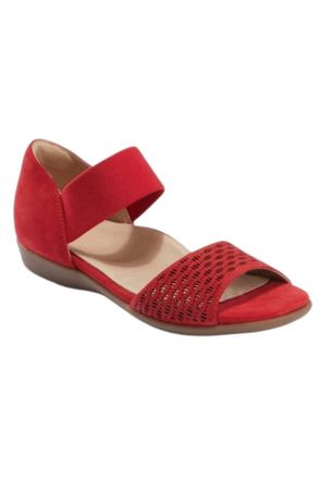 Earth Womens Alder Amora Sandal In Bright Red