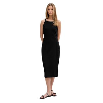 DKNY Dkny, Dames, Jurken, Zwart, Maat: S Katoen