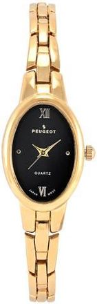 Peugeot Modern Oval Link Bracelet Watch- 30x25MM in Black at Nordstrom