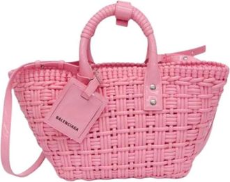 Balenciaga Pre-owned Bistro XS Handbag - Dames - Vintage Shopper - Roze - ONE Size - Leer - Vintage