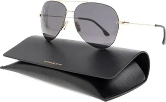 Victoria Beckham VB1000S Pilot-Frame Sunglasses - Gold