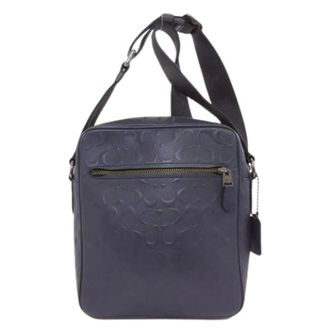 Coach Pre-owned Cross Body Bags, female, Blue, Size: ONE SIZE Pre-owned Shoulder Bag