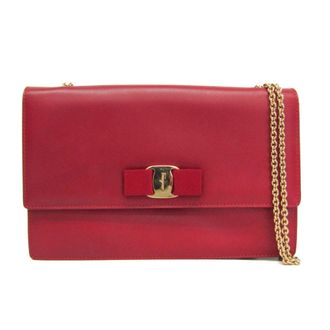 Ferragamo Vara Leather Shoulder Bag (Pre-Owned)