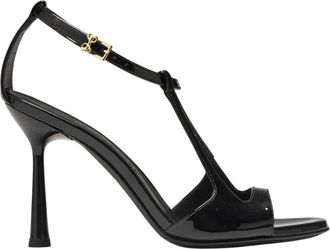 Sergio Levantesi Stella 6 Vernice - Dames - Sandalen met hakken - Zwart - 36 EU - Leer - Schoenen