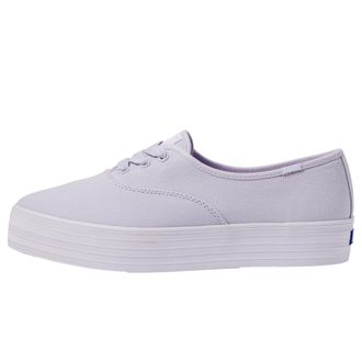 Keds Womens Keds Point Lace Up Lilac Canvas WF67725