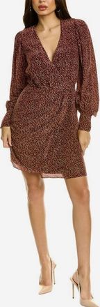 The Kooples Moon Dress In Maroon