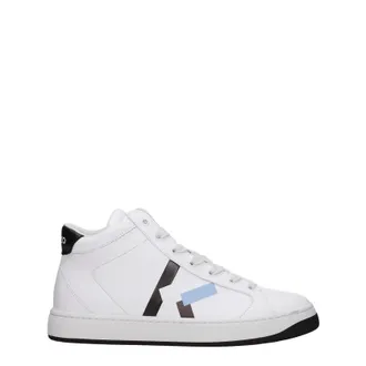 Kenzo Sneakers Uomo Pelle Bianco/Nero
