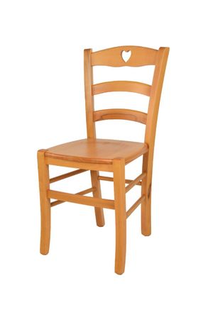 Tommychairs Tommychairs Silla Cuore En Madera De Haya Color Miel