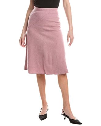 HUGO BOSS Vicena Wool Midi Skirt